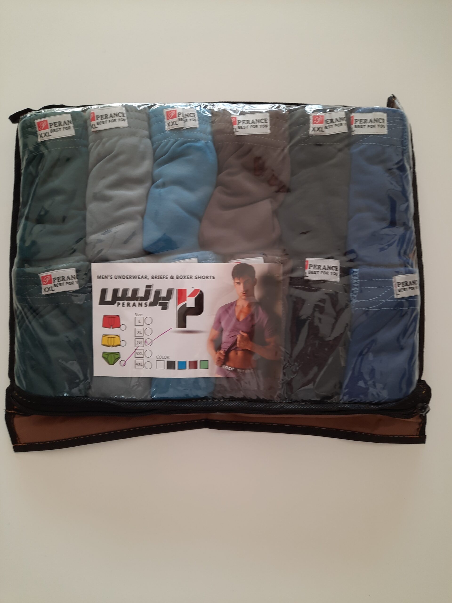 شورت نخی اسلیپ مردانه رنگی مدل پرنس (Perance) – ترکیب راحتی و تنوع رنگی 3 شورت نخی اسلیپ مردانه رنگی مدل پرنس (Perance) – ترکیب راحتی و تنوع رنگی