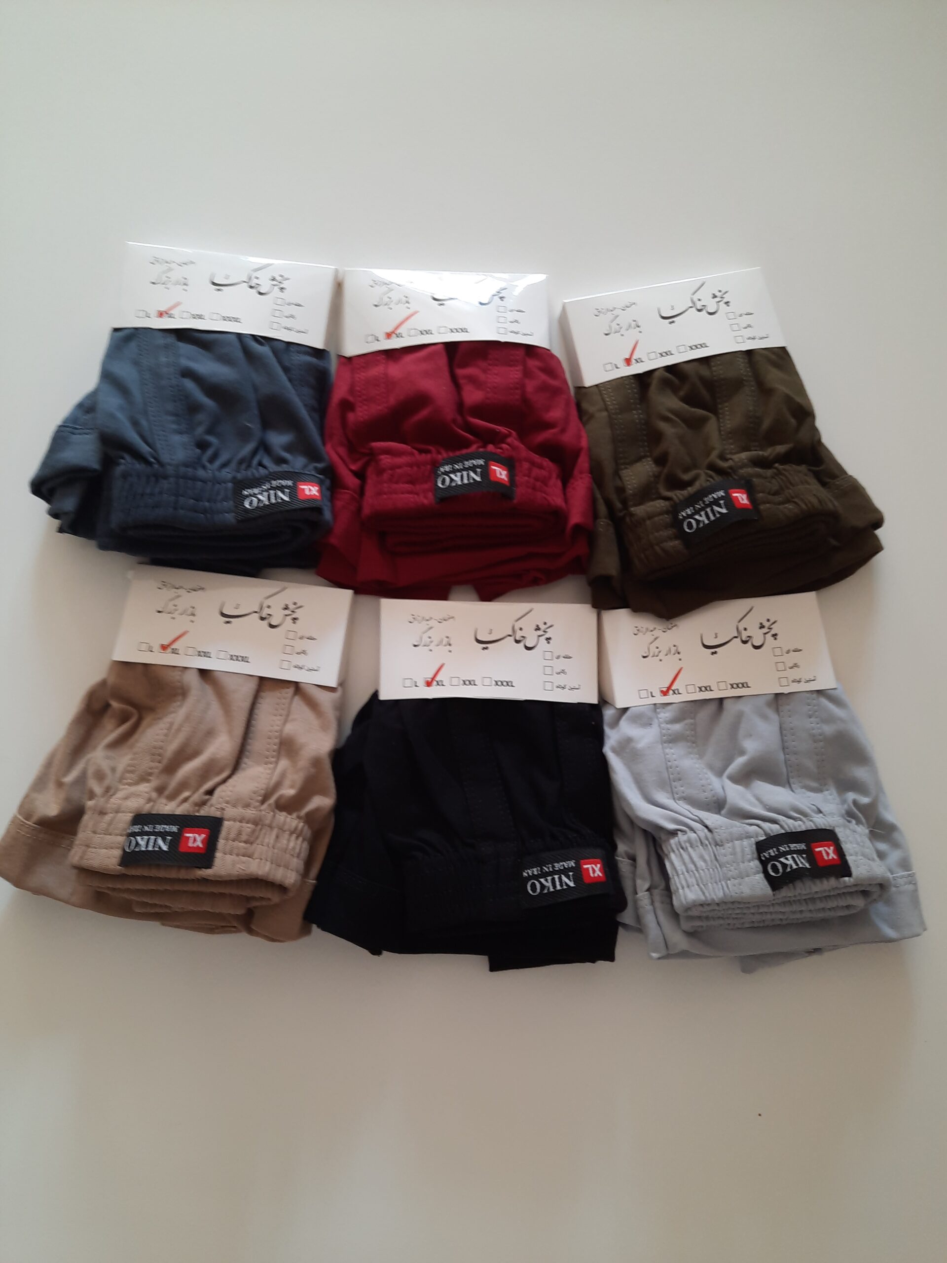 شورت مردانه پادار نیکو (Niko) – راحتی، دوام و طراحی استاندارد 3 شورت مردانه پادار نیکو (Niko) – راحتی، دوام و طراحی استاندارد